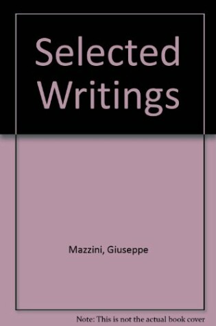 Cover of Selected Writings