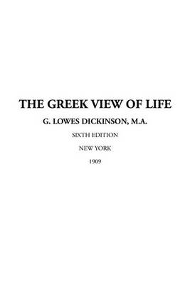 Book cover for The Greek View of Life