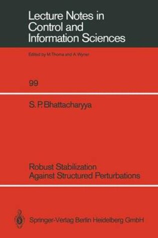 Cover of Robust Stabilization Against Structured Perturbations