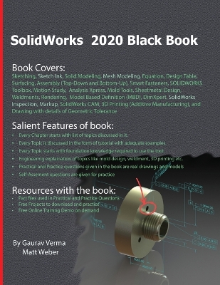 Book cover for SolidWorks 2020 Black Book