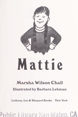 Cover of Mattie