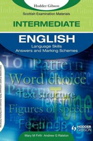 Cover of English Language Skills for Intermediate Level Answers and Marking Schemes