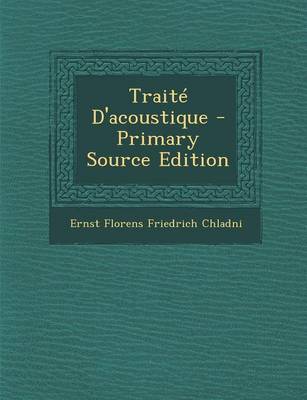 Book cover for Traite D'Acoustique