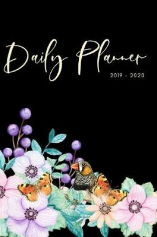 Cover of Planner July 2019- June 2020 Floral Birds Monthly Weekly Daily Calendar