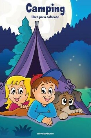 Cover of Camping libro para colorear 1