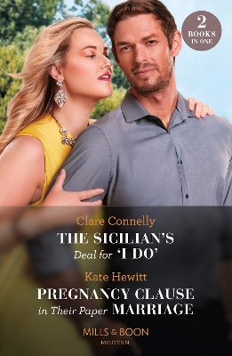 Book cover for The Sicilian's Deal For 'I Do' / Pregnancy Clause In Their Paper Marriage