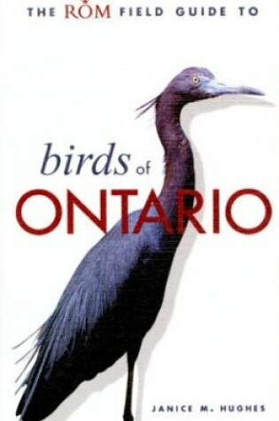 Cover of The ROM Field Guide to Birds of Ontario