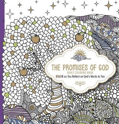 Book cover for The Promises of God Adult Coloring Book