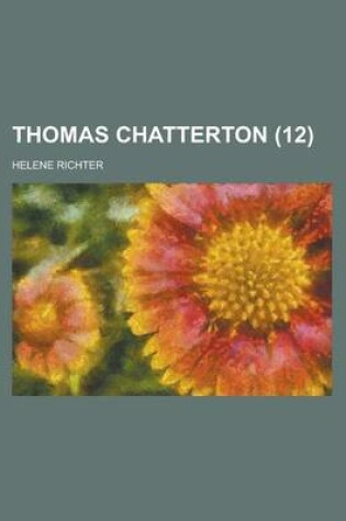 Cover of Thomas Chatterton (12)