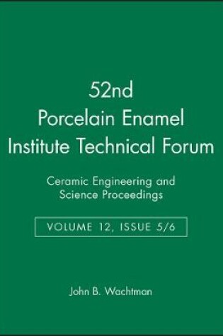 Cover of 52nd Porcelain Enamel Institute Technical Forum