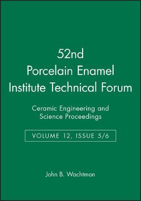 Cover of 52nd Porcelain Enamel Institute Technical Forum