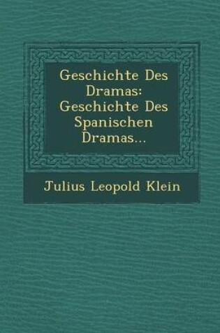 Cover of Geschichte Des Dramas