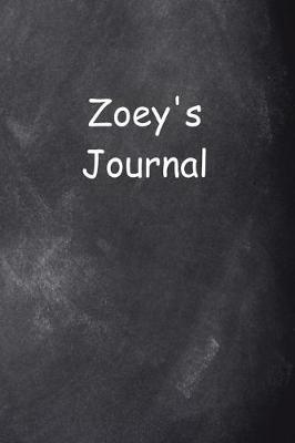 Cover of Zoey Personalized Name Journal Custom Name Gift Idea Zoey