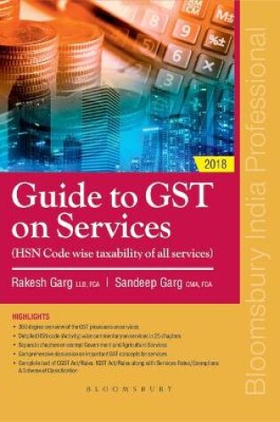 Cover of Guide to GST on Services (HSN Code wise taxability of all services)
