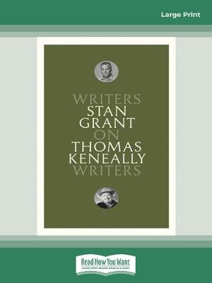 Book cover for On Thomas Keneally