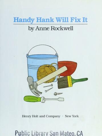 Book cover for Handy Hank Will Fix It