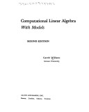 Book cover for Computational Linear Algebra with Models