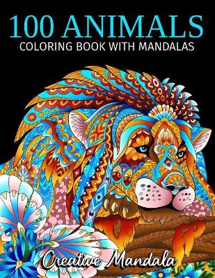 Book cover for 100 Animals with Mandalas - Volume 2