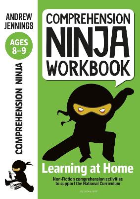 Book cover for Comprehension Ninja Workbook for Ages 8-9