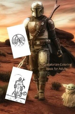 Cover of Mandalorian Coloring Book for Adults