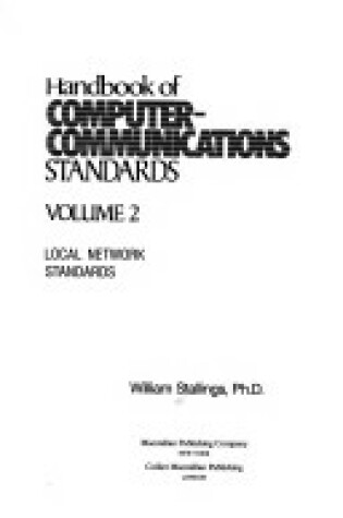 Cover of Handbook of Computer Communications Standards