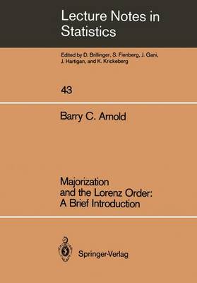 Book cover for Majorization and the Lorenz Order