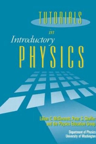 Cover of Tutorials In Introductory Physics and Homework Package