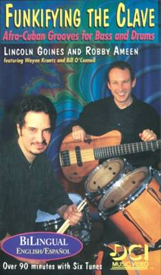 Book cover for Afro-Cuban Grooves Bass and Drums (Vhs)