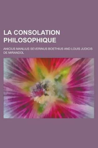 Cover of La Consolation Philosophique