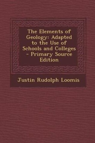 Cover of The Elements of Geology