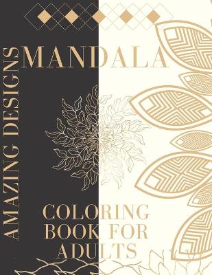 Book cover for Mandala Coloring Book for Adults