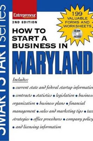 Cover of How to Start a Business in Maryland