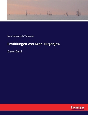 Book cover for Erzählungen von Iwan Turgénjew