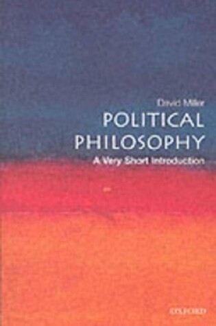 Cover of Political Philosophy: A Very Short Introduction