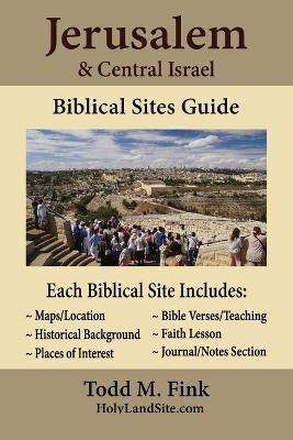 Book cover for Jerusalem & Central Israel Biblical Sites Guide