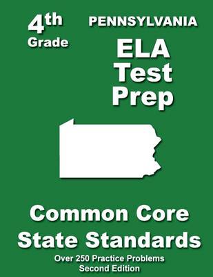 Book cover for Pennsylvania 4th Grade ELA Test Prep