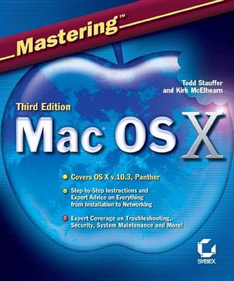 Book cover for Mastering Mac OS X