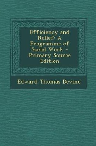 Cover of Efficiency and Relief