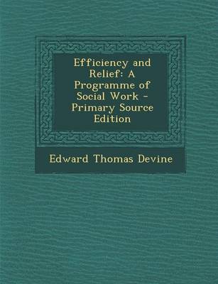 Book cover for Efficiency and Relief