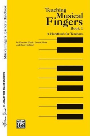 Cover of Musical Fingers, Teacher's Handbook