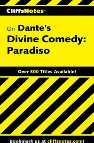 Cover of Cliffsnotes on Dante's Divine Comedy-III Paradiso