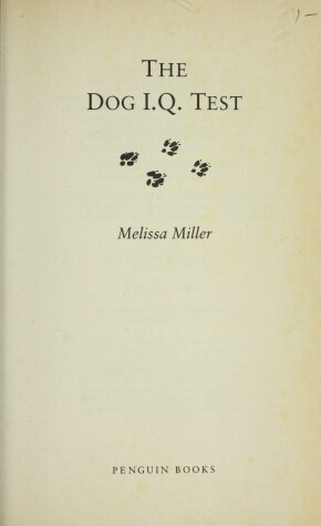 Book cover for The Dog IQ Test