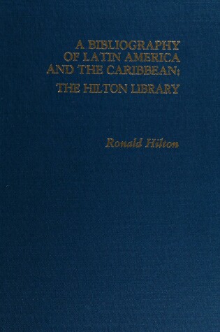 Cover of Bibliography of Latin America and the Caribbean