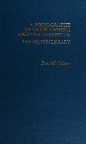 Book cover for Bibliography of Latin America and the Caribbean