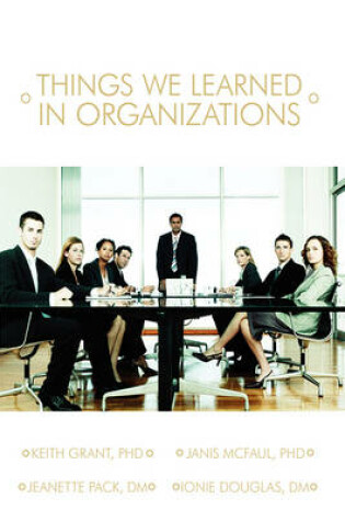 Cover of Things We Learned in Organization