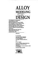 Cover of Alloy Modeling and Design