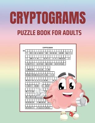 Book cover for Cryptograms Puzzle Book for Adults