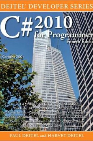 Cover of C# 2010 for Programmers