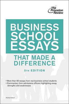 Book cover for Business School Essays That Made A Difference, 5Th Edition