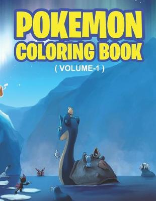 Book cover for Pokemon Coloring Book ( volume-1 )